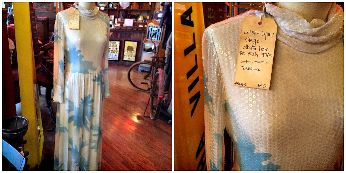 Antique Archaeology and Surrounding Shops – Nashville, Tennessee Loretts Lynn Dress