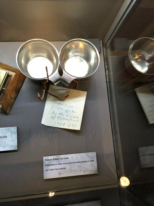 Johnny Cash Museum – Nashville, Tennessee Prision Cups
