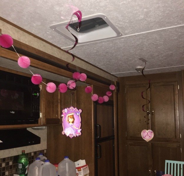 How We Have a Birthday Party While Traveling Full-time in an RV Kitchen