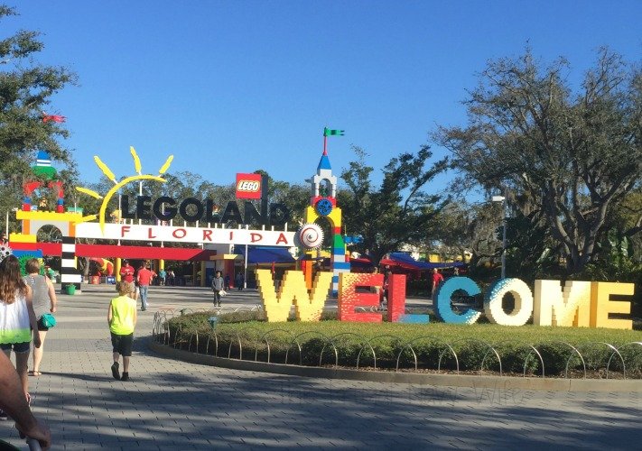 LEGOLAND Amusement Park, Winter Haven Florida Welcome sign