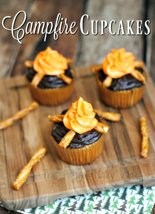 Campfire Cupcakes - Homemade Chocolate Cupcake Recipe