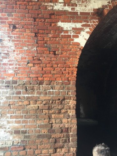 Fort Pulaski Damage Wall