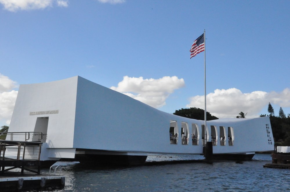 USS Arizona Memorial at Pearl Harbor