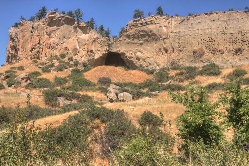 Pictograph State Park outside of Billings, Montana in Summer